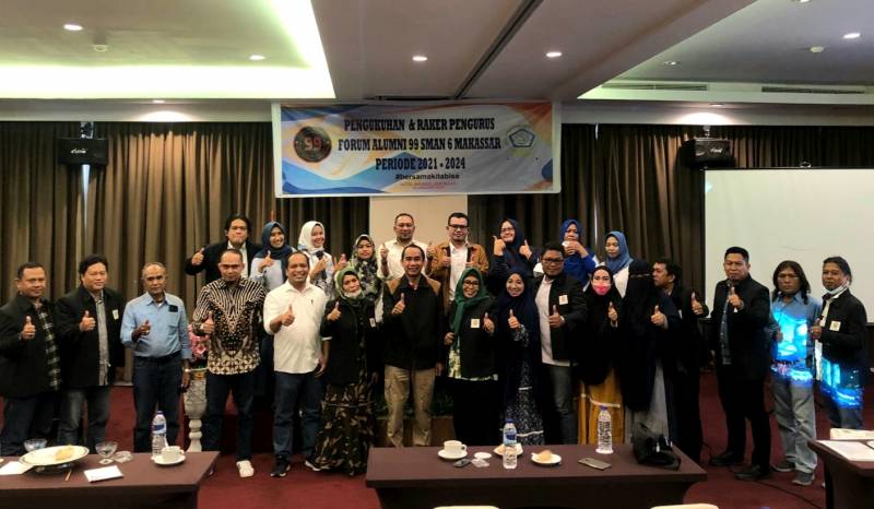 Forum Alumni Angkatan 99 SMAN 6 Makassar Dikukuhkan, Rudianto Lallo Berharap ada Program Kerja Berorientasi Kepedulian pada Masyarakat